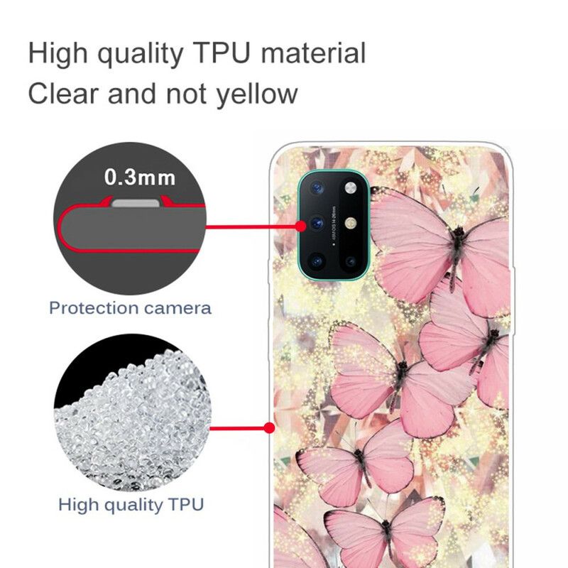 Cover OnePlus 8T Sommerfugle Sommerfugle