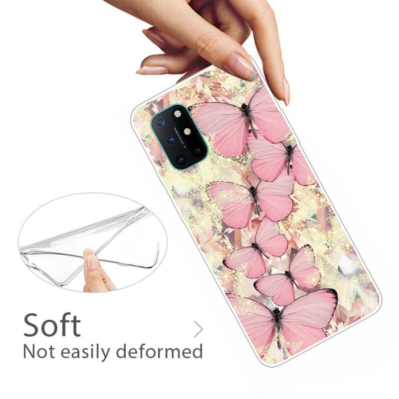 Cover OnePlus 8T Sommerfugle Sommerfugle