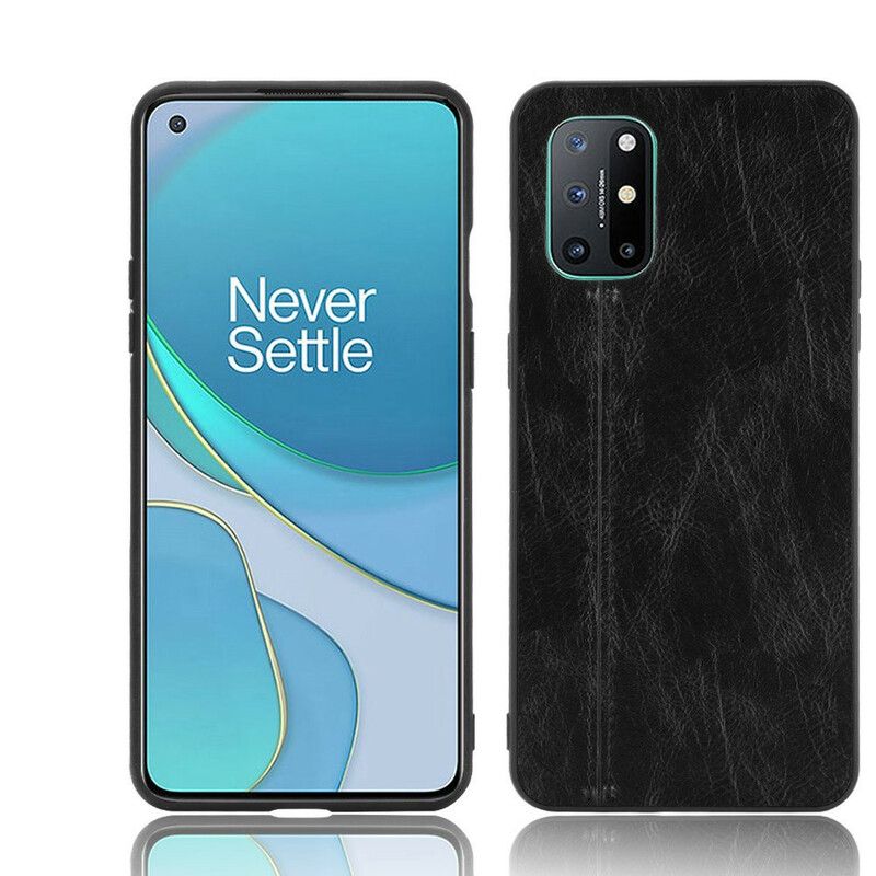 Cover OnePlus 8T Stil Lædersøm