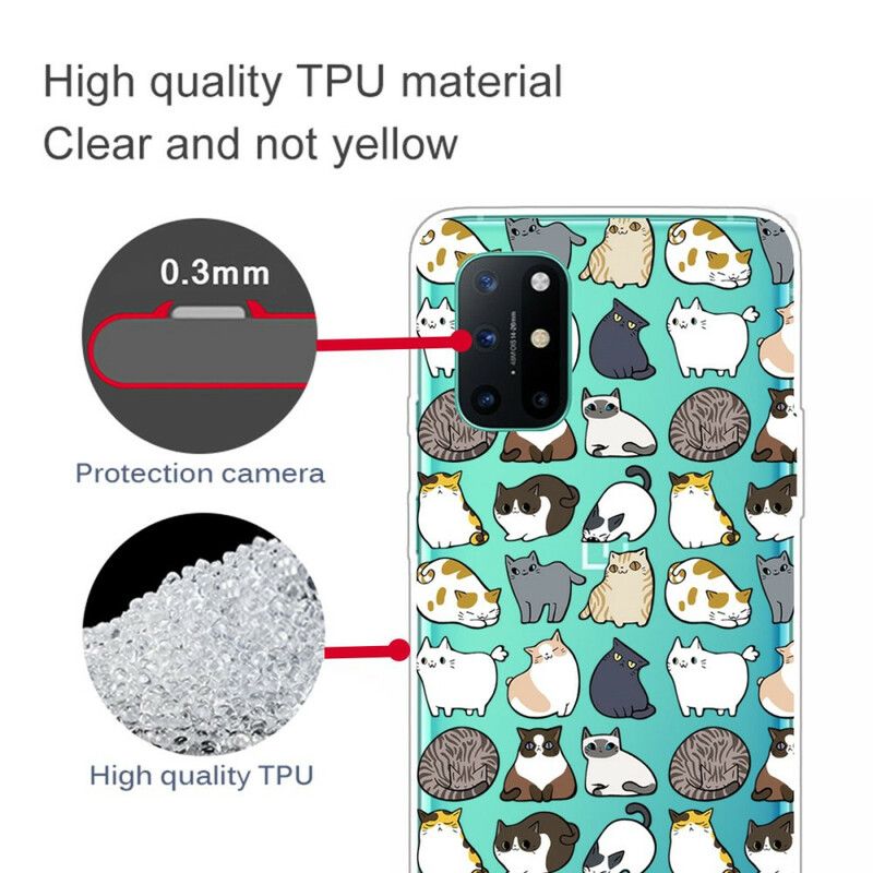 Cover OnePlus 8T Transparente Flere Chats