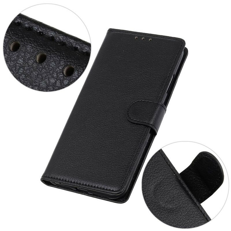 Flip Cover OnePlus 8T Traditionelt Litchi