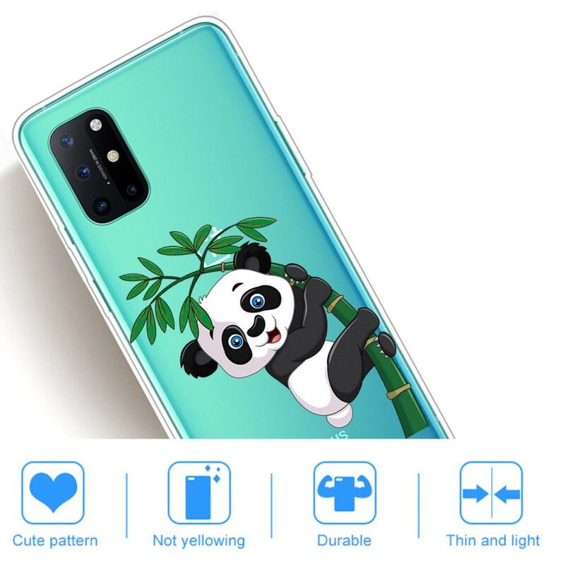 Mobilcover OnePlus 8T Sømløs Panda På Bambus