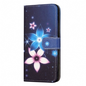 Flip Cover Honor 200 Lite Måneblomster Med Rem