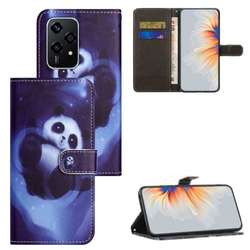 Flip Cover Honor 200 Lite Panda Space