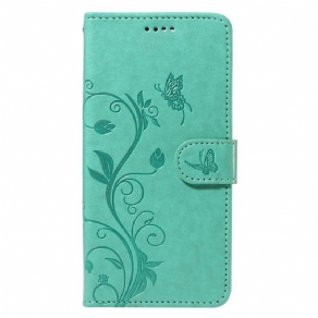 Flip Cover Honor 200 Lite Sommerfugle Og Blomster