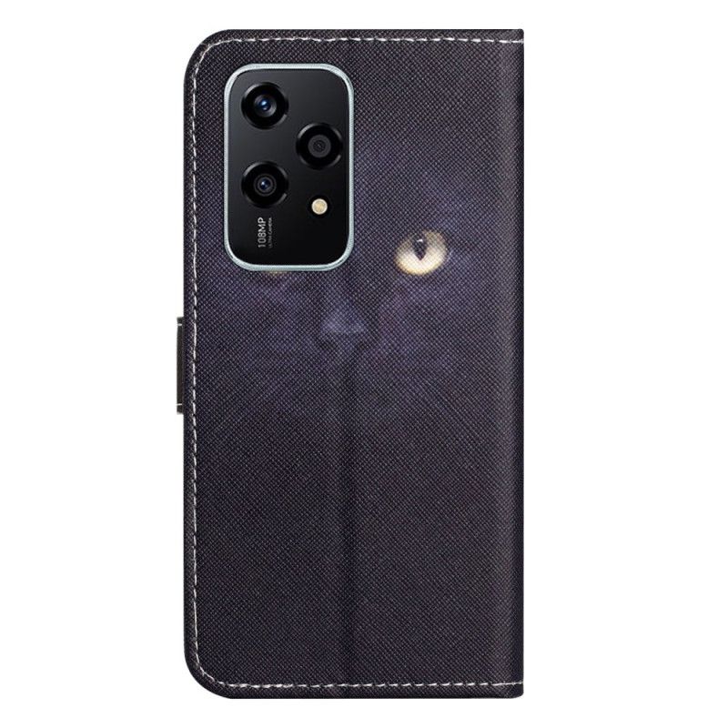 Flip Cover Til Honor 200 Lite Strappy Cat Eyes