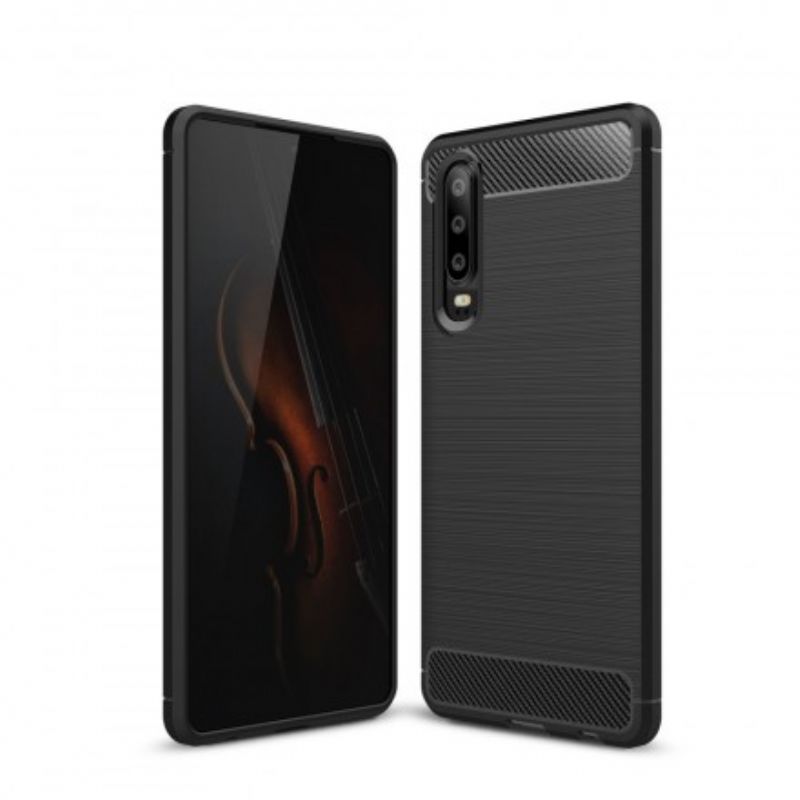 Cover Huawei P30 Børstet Kulfiber