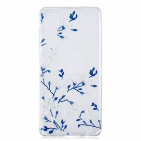 Cover Huawei P30 Hvide Blomster