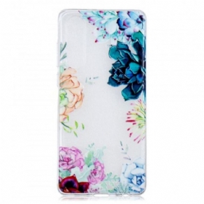 Cover Huawei P30 Sømløse Akvarelblomster