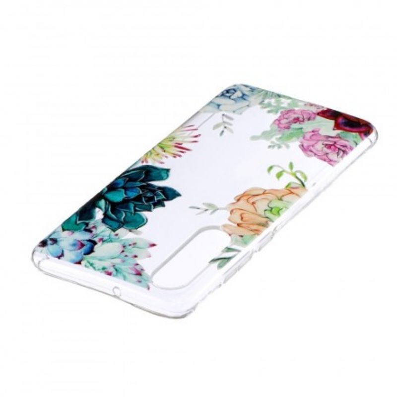 Cover Huawei P30 Sømløse Akvarelblomster