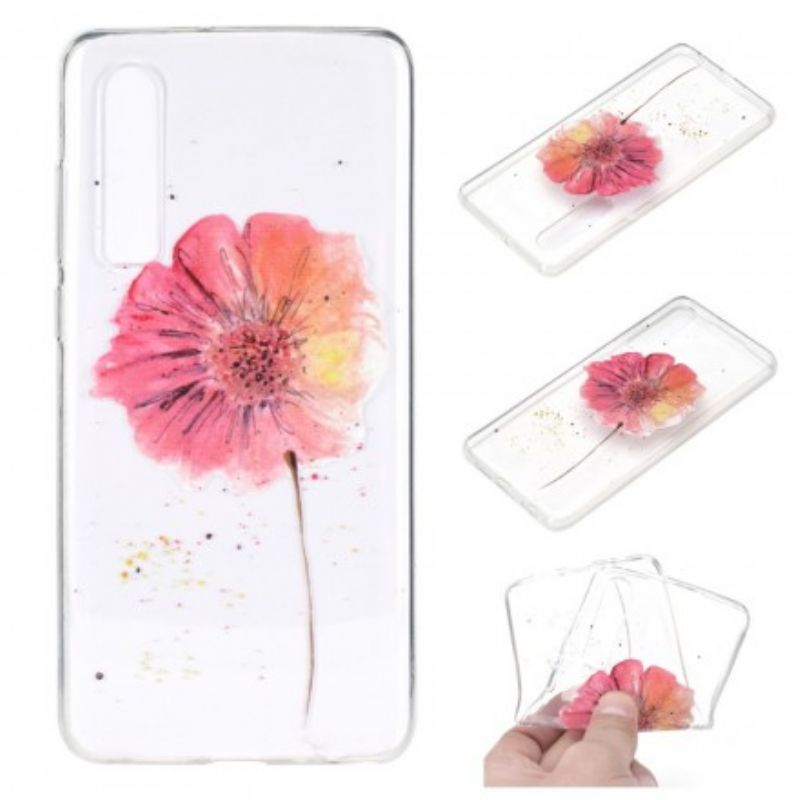 Cover Huawei P30 Sømløst Akvarel Blomstermønster