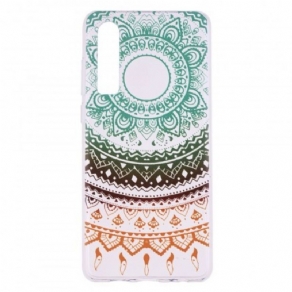 Cover Huawei P30 Transparent Farvet Mandala