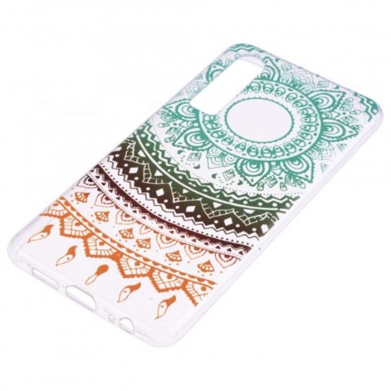 Cover Huawei P30 Transparent Farvet Mandala