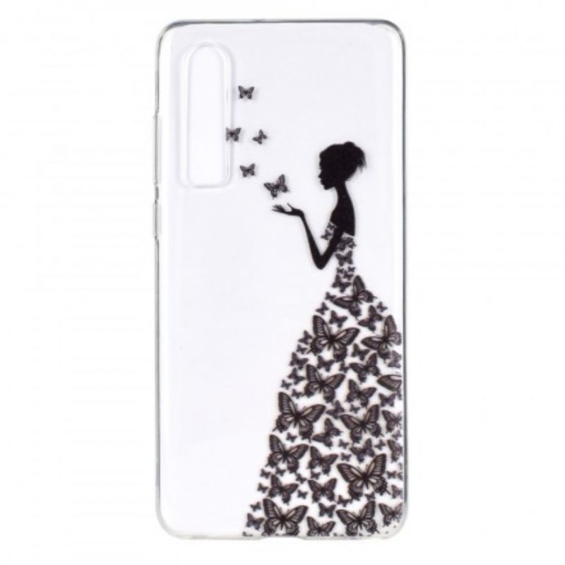 Cover Huawei P30 Transparent Sommerfuglekjole