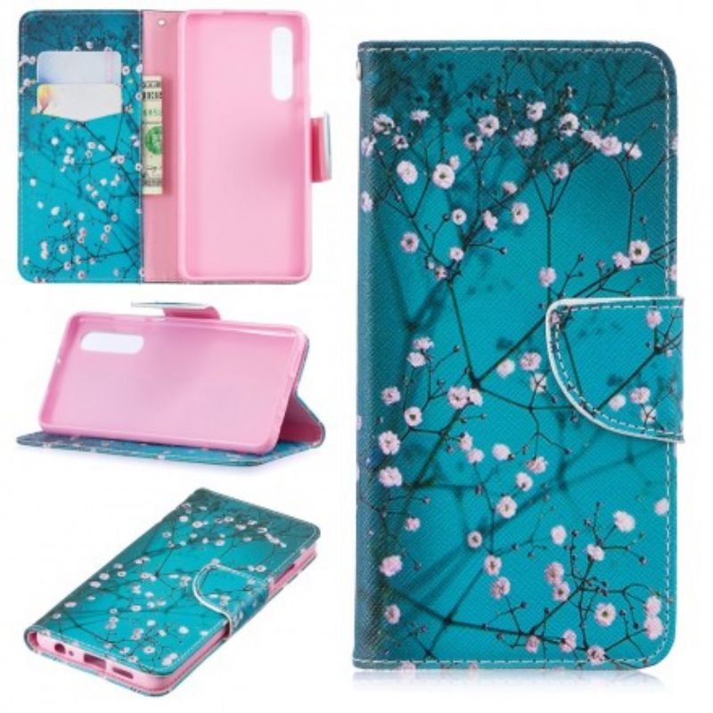 Flip Cover Huawei P30 Blomstrende Træ