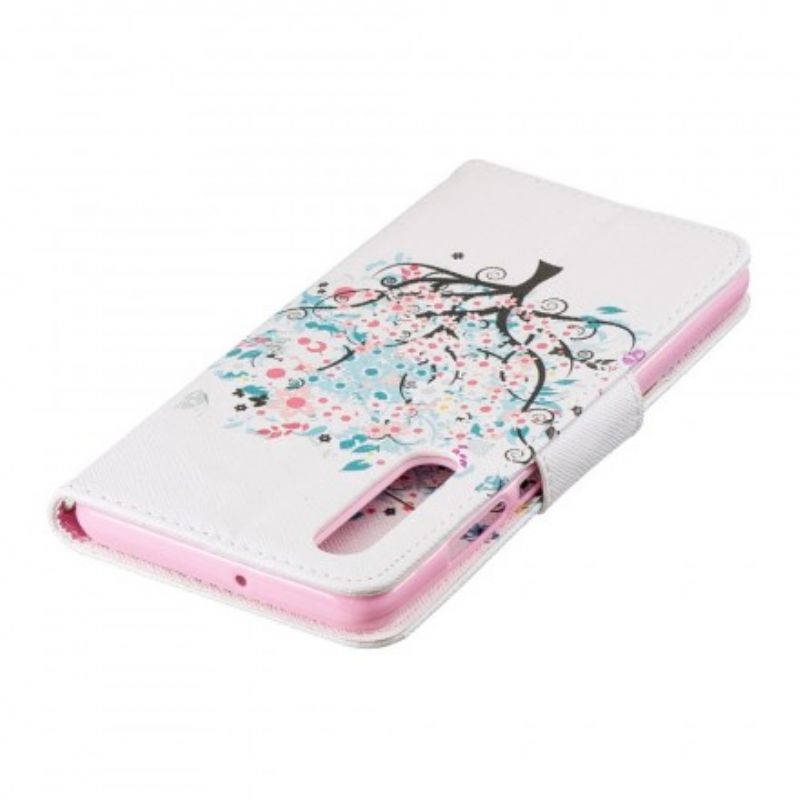 Flip Cover Huawei P30 Blomstret Træ