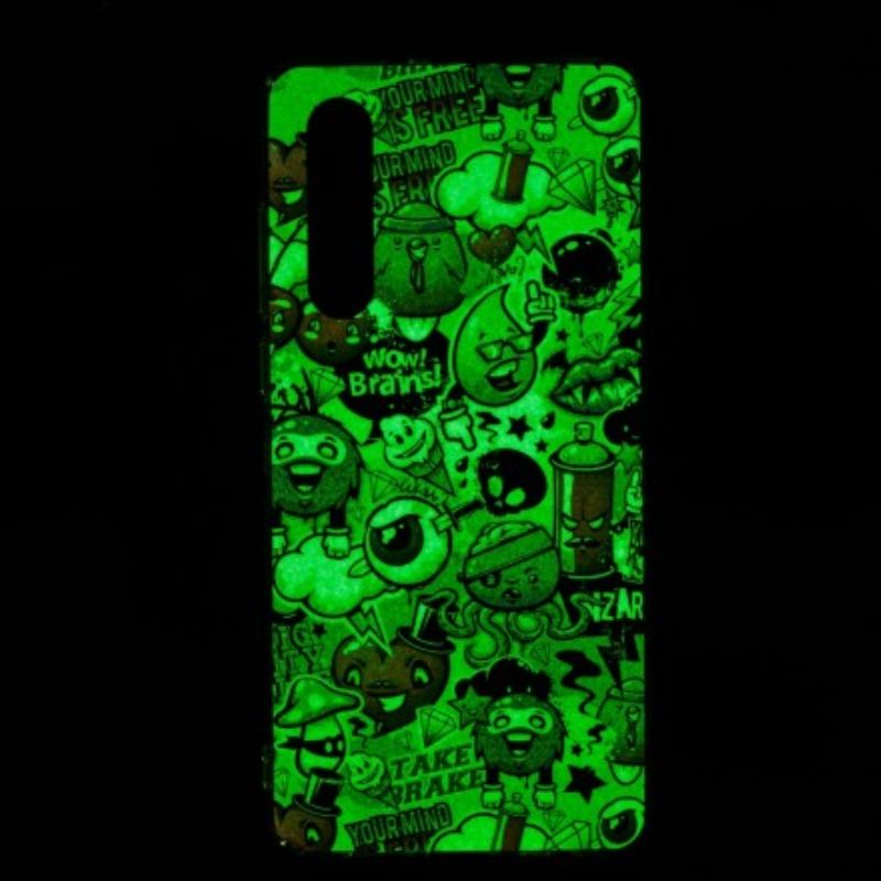 Mobilcover Huawei P30 Fluorescerende Galskab