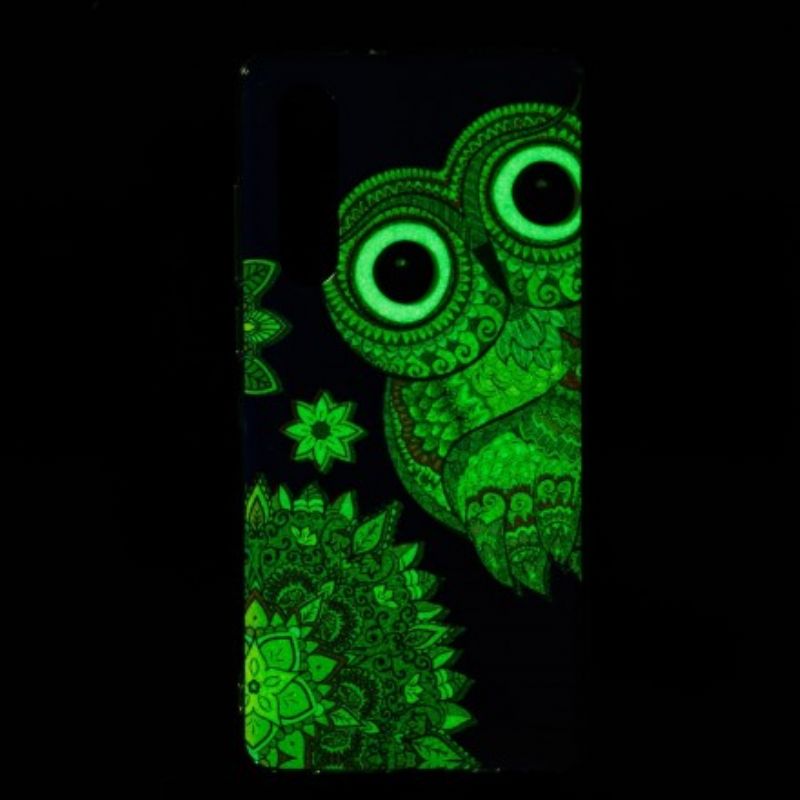 Mobilcover Huawei P30 Fluorescerende Mandalaugle