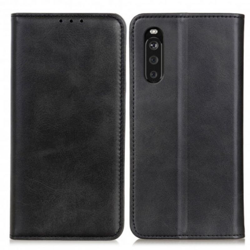 Cover Sony Xperia 10 III Flip Cover Elegance Split Læder