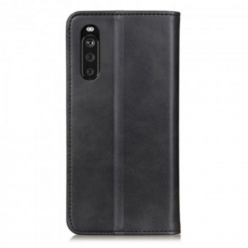 Cover Sony Xperia 10 III Flip Cover Elegance Split Læder