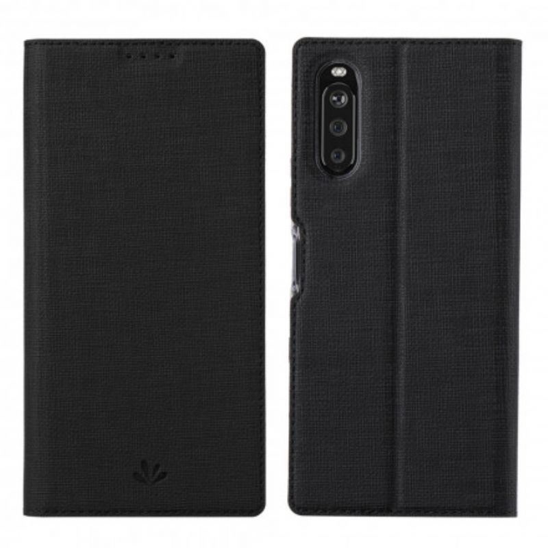 Cover Sony Xperia 10 III Flip Cover Vili Dmx Tekstureret