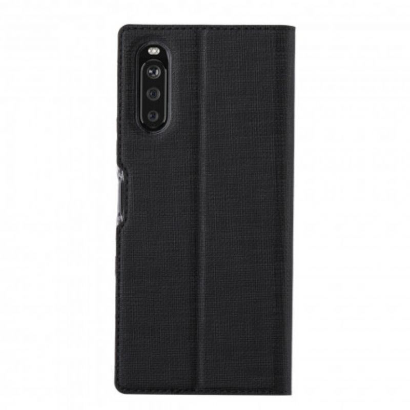 Cover Sony Xperia 10 III Flip Cover Vili Dmx Tekstureret