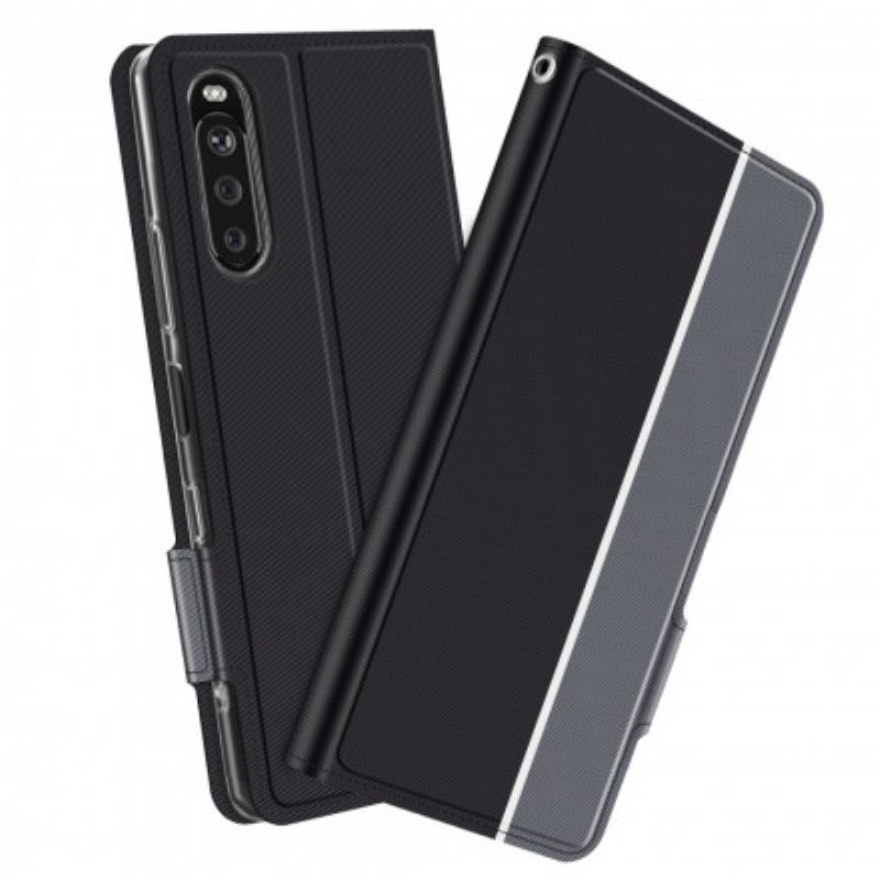 Flip Cover Sony Xperia 10 III Bicolor Baiyu-serien