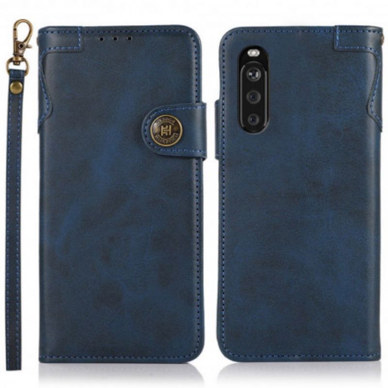 Flip Cover Sony Xperia 10 III Khazneh Magnetisk Knap