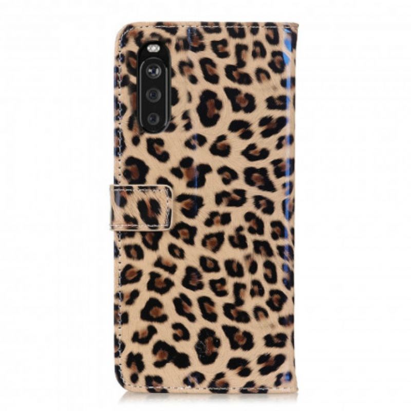 Flip Cover Sony Xperia 10 III Leopard