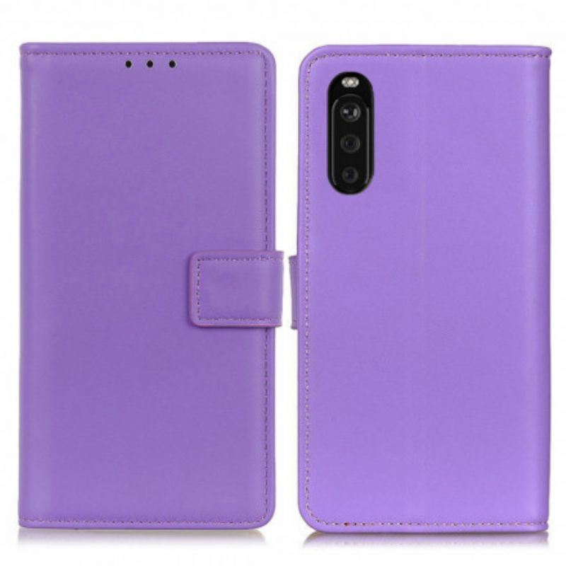 Flip Cover Sony Xperia 10 III Simpelt Kunstlæder