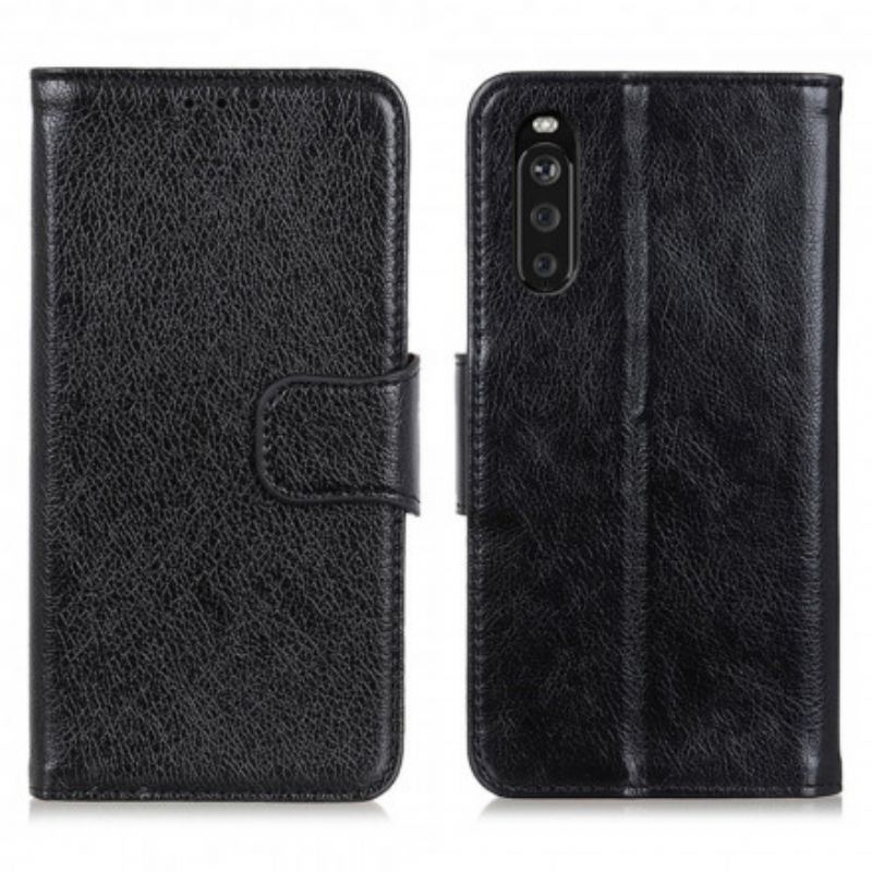 Flip Cover Sony Xperia 10 III Split Nappa Læder