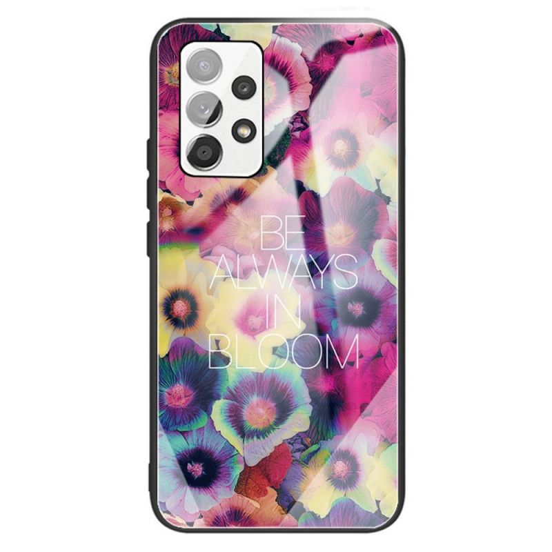 Cover Samsung Galaxy A13 Be Always In Bloom Hærdet Glas