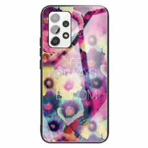 Cover Samsung Galaxy A13 Be Always In Bloom Hærdet Glas