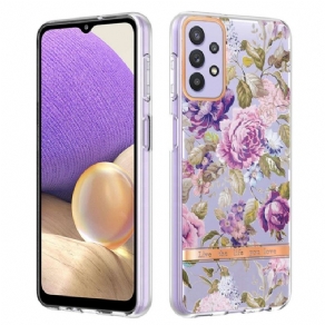 Cover Samsung Galaxy A13 Blomstergennemsigtig