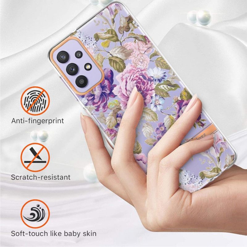 Cover Samsung Galaxy A13 Blomstergennemsigtig