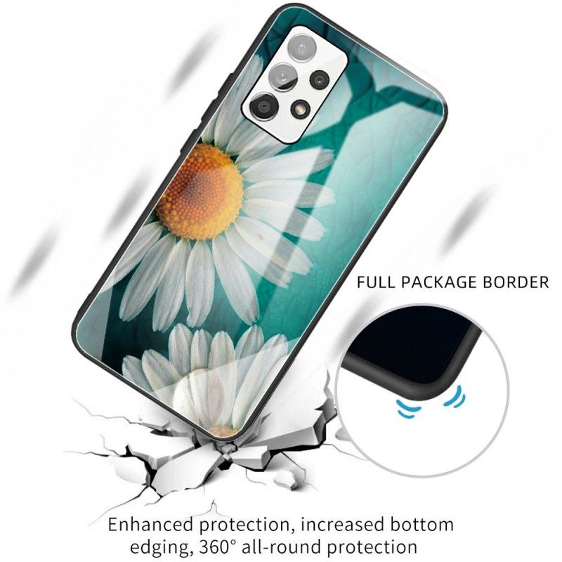 Cover Samsung Galaxy A13 Daisy Hærdet Glas