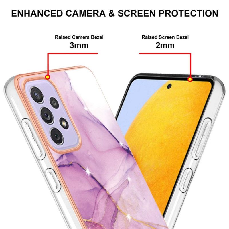 Cover Samsung Galaxy A13 Fleksibel Silikonemarmor