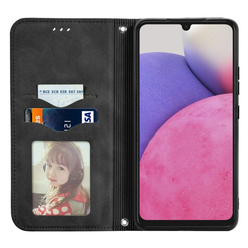 Cover Samsung Galaxy A13 Flip Cover Vintage Design