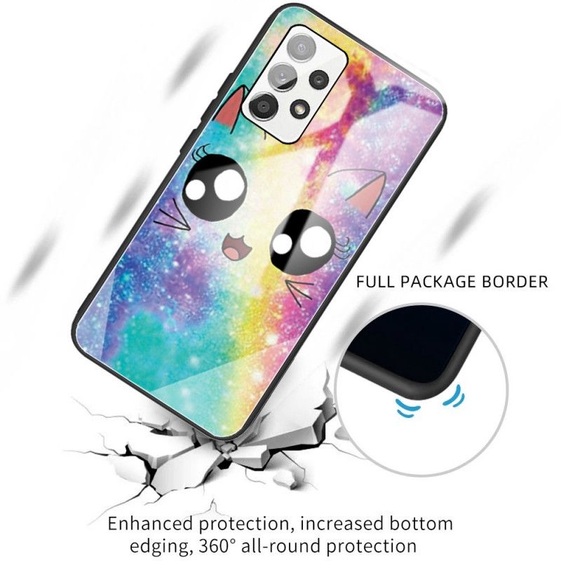 Cover Samsung Galaxy A13 Hærdet Glas Kat