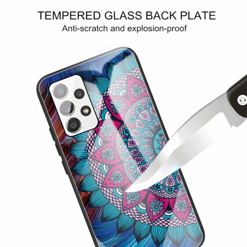 Cover Samsung Galaxy A13 Hærdet Glas Mandala