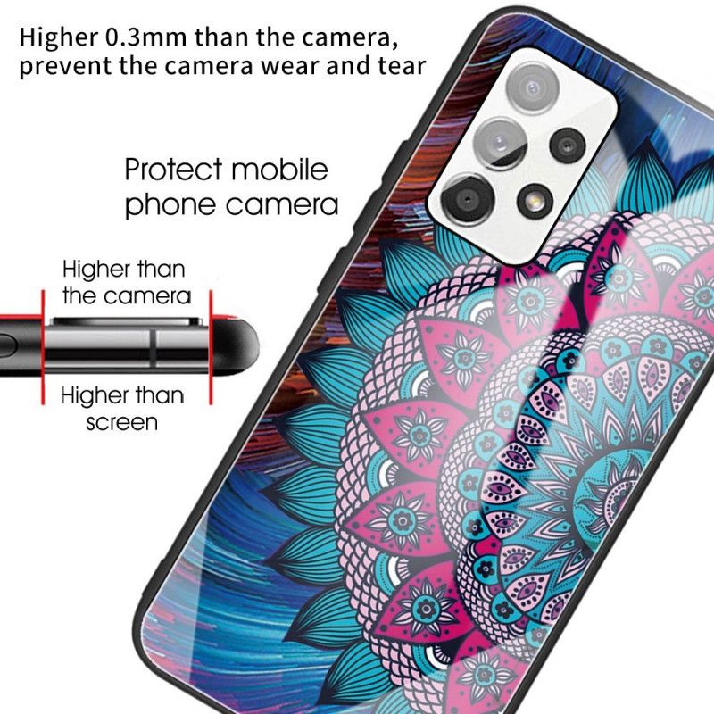 Cover Samsung Galaxy A13 Hærdet Glas Mandala