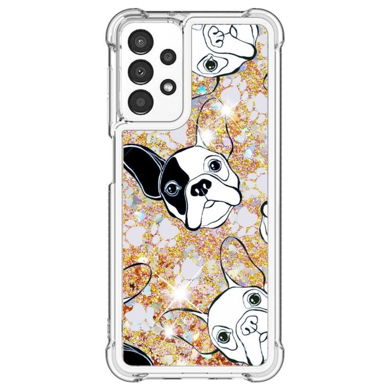 Cover Samsung Galaxy A13 Hr Glitter Dog