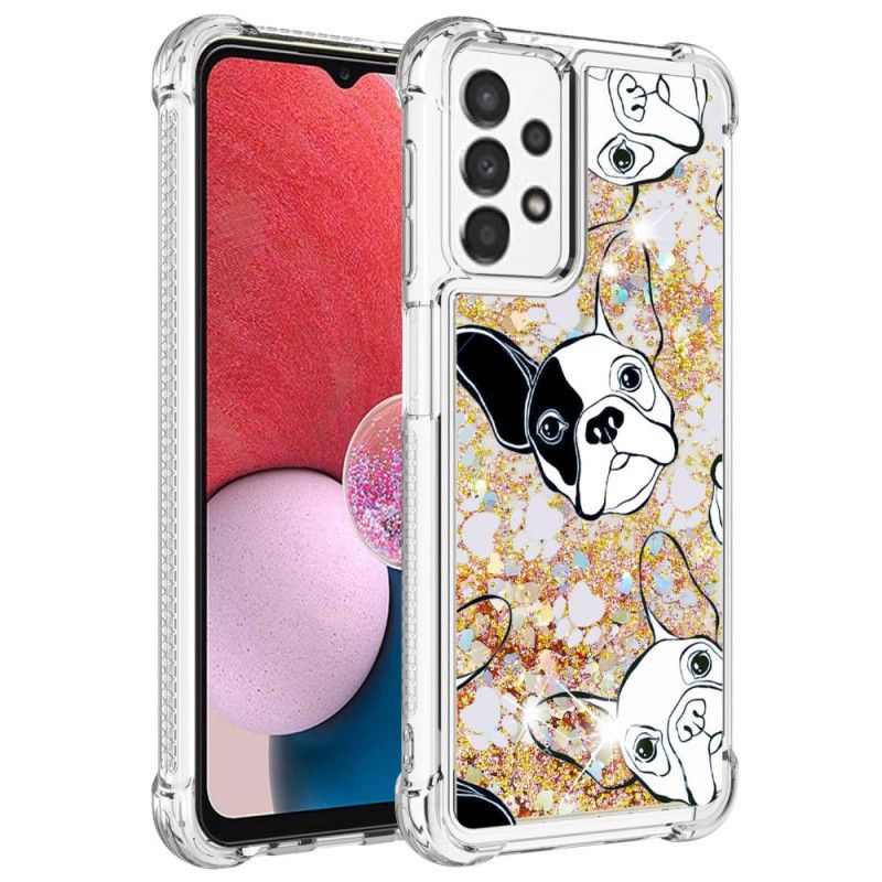 Cover Samsung Galaxy A13 Hr Glitter Dog