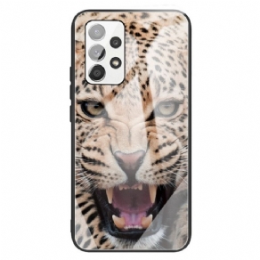 Cover Samsung Galaxy A13 Leopard Hærdet Glas