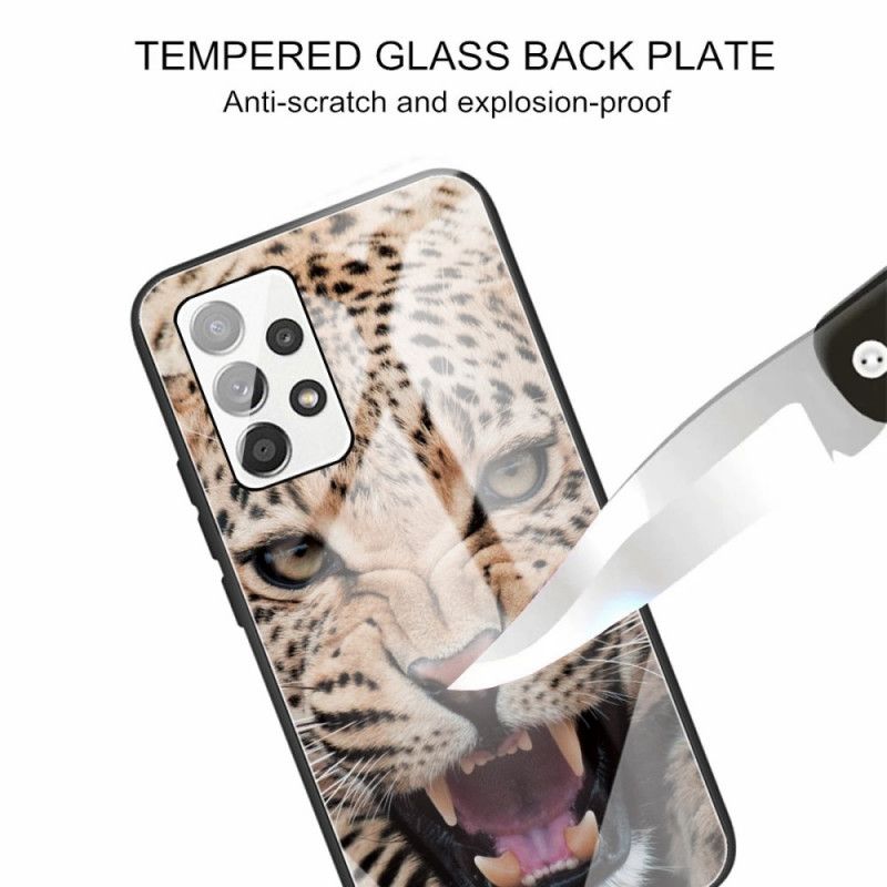 Cover Samsung Galaxy A13 Leopard Hærdet Glas