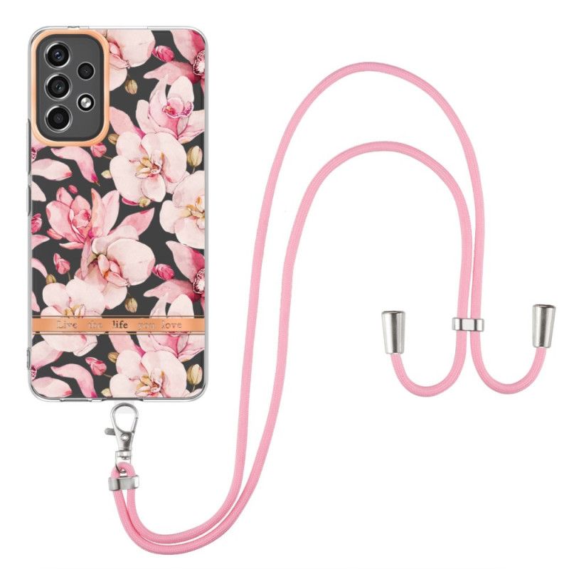 Cover Samsung Galaxy A13 Med Snor Blomstersnor