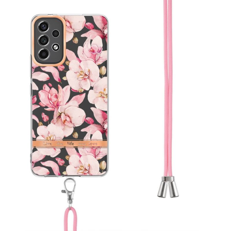 Cover Samsung Galaxy A13 Med Snor Blomstersnor