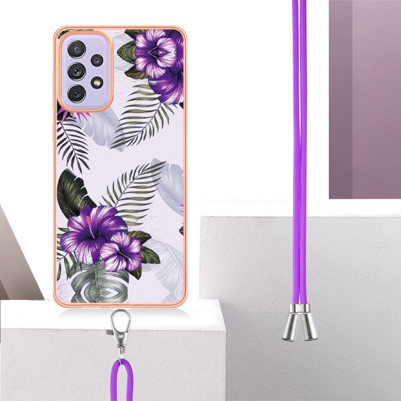 Cover Samsung Galaxy A13 Med Snor Blomstersnor