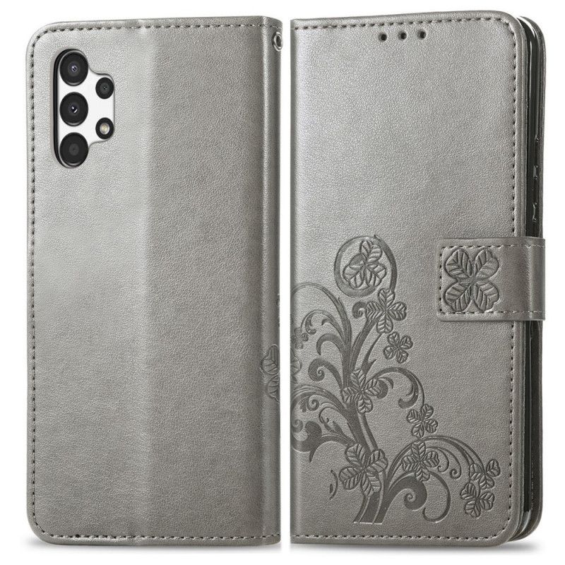 Flip Cover Samsung Galaxy A13 Abstrakte Blomster