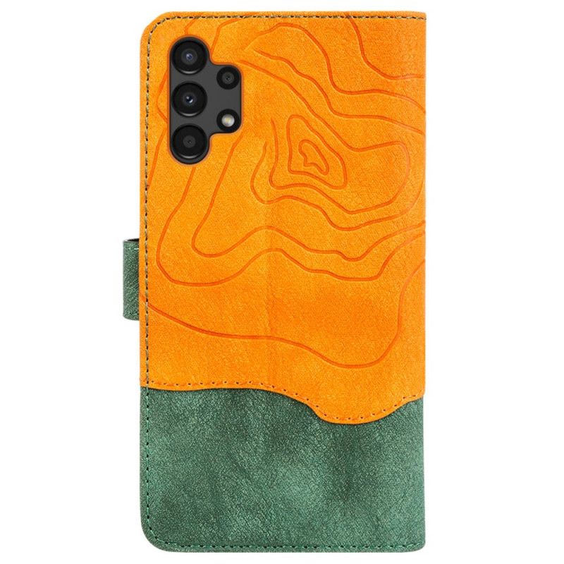 Flip Cover Samsung Galaxy A13 Kunstnerisk Træstil